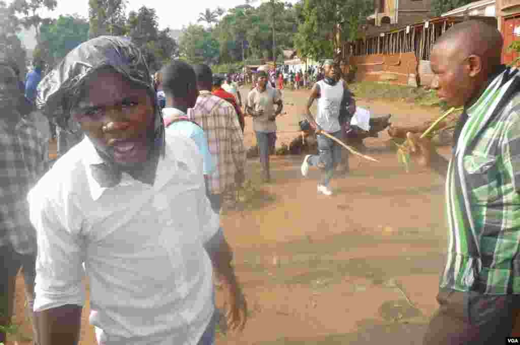 Manifestation du 21 nov. a la prise de Goma par le M23 (Jkam, Goma, RDC)