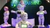 Uslužni roboti kompanije "AvatarMind", zasnovani na veštačkoj inteligenciji. (Foto: AP/Ross D. Franklin)