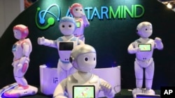 AvatarMind developed service robots like iPal which is based on artificial intelligence, motion control, sensors and power management, and created iPal to deliver on that vision with multiple applications for friendly robot assistants, shown at CES International, Jan. 8, 2019.