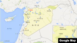 敘利亞阿勒頗地理位置