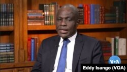 Martin Fayulu à VOA, Washington, 27 mars 2019. (VOA/Eddy Isango)