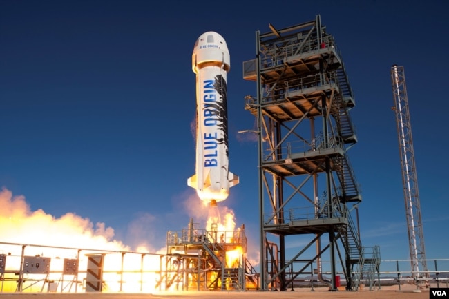 Ракета New Shepard від Blue Origin робить ще один успішний запуск і посадку з запускного майданчика компанії в Західному Техасі.