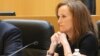 FILE - Rep. Kathleen Rice, listens to testimony of the House Subcommittee on Terrorism and Intelligence at a hearing on June, 20, 2017, at the U.S. District Courthouse in Central Islip, New York.