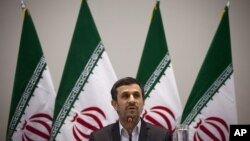 Iranian President Mahmoud Ahmadinejad (June 21, 2012 file photo)