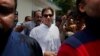 巴基斯坦前板球明星伊姆兰·汗领导的“正义运动党”在日前举行的议会选举中获得大胜。（资料照片）