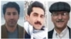 از راست:‌ شاپور احسانی‌راد،‌ سعید تابناک، و اکبر باقری 