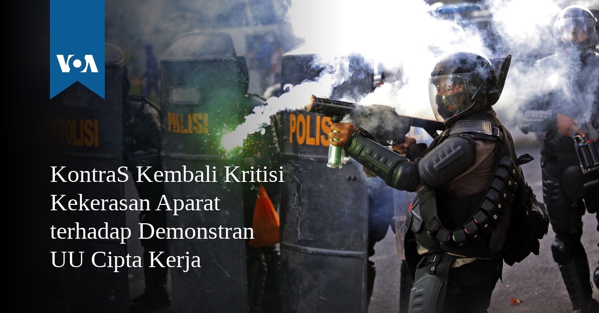 KontraS Kembali Kritisi Kekerasan Aparat Terhadap Demonstran UU Cipta Kerja