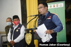 Gubernur Jabar Ridwan Kamil di Kota Bandung, Senin (13/7). (Foto: Courtesy/Humas Jabar)