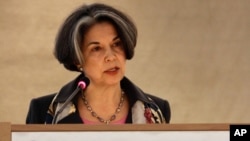 Under Secretary for Democracy and Global Affairs Maria Otero (file)