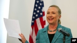 US Secretary of State Hillary Clinton