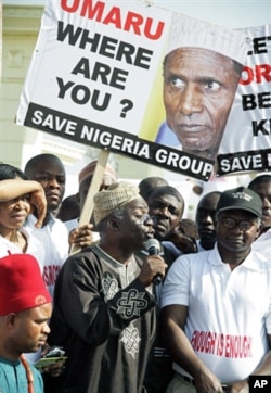 A protest in Abuja over a power vacuum created by the absence of President Umaru Yar'Adua, who has been away for 7 weeks receiving treatment in Saudi Arabia (File)