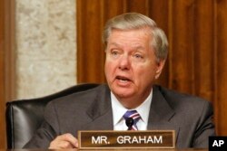 FILE - Sen. Lindsey Graham, R-S.C., says that "with better governance, the sky is the limit" for Zimbabwe.