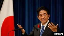 Japan’s prime minister, Shinzo Abe