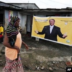 Affiche d'Alpha Condé à Conakry (Archives)