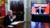 Predsednik Džo Bajden sasao se putem video linka sa kineskim predsednikom Ši Đinpingom, u Ruzveltovoj sobi u Beloj kući u Vašingtonu, 15. novembra 2021.