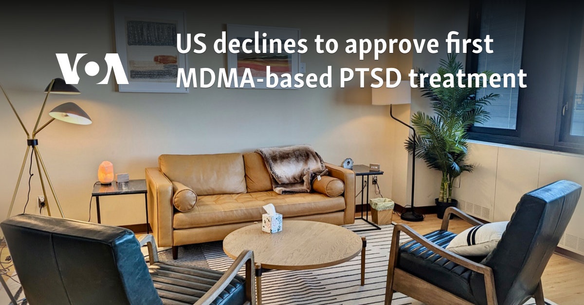 US declines to approve first MDMA-based PTSD treatment 