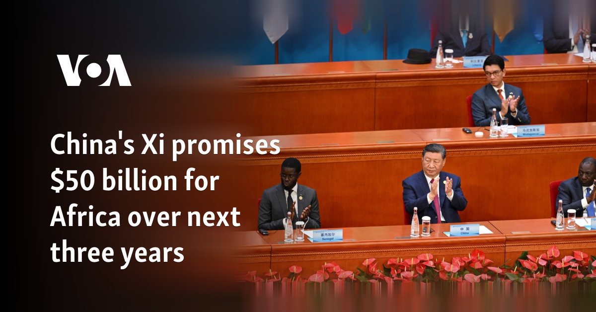 Xi Jinping Pledges $51 Billion for Africa