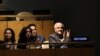 Duta Besar Palestina untuk PBB Riyad Mansour bertepuk tangan menyusul persetujuan atas rancangan resolusi Majelis Umum PBB untuk menyatakan keprihatinan atas penggunaan kekuatan berlebihan oleh tentara Israel melawan warga sipil Palestina di markas PBB, New York, 13 Juni 2918.