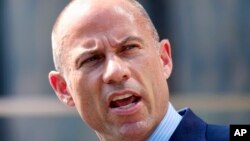 Michael Avenatti, lors d’une conférence de presse à Los Angeles, le 27 juillet 2018.