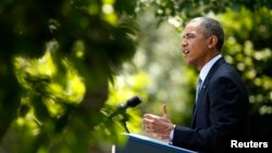 Tổng thống Obama nói về vấn đề cải cách di dân tại Vườn hồng Tòa Bạch Ốc