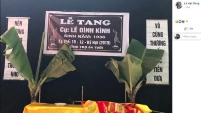 Lễ tang ông Lê Đình Kình, thiệt mạng trong vụ cảnh sát đột kích vào Đồng Tâm, diễn ra hôm 13/1/2020.