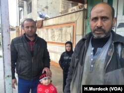 Yunis Mohammad Hassan, a father of three, lives next door to the house in Noor that was attacked. He and his neighbors say all of their families are experiencing breathing and skin problems on March 4, 2017 in Mosul, Iraq.