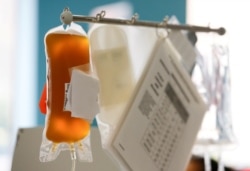 FILE - Convalescent plasma from a recovered coronavirus disease patient. (REUTERS/Lindsey Wasson/File Photo)