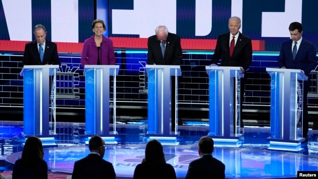 El noveno debate demócrata en Las Vegas, Nevada, enfrentó a seis candidatos que pujan por la carrera hacia la Casa Blanca.