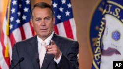 El líder de la Casa de Representantes, John Boehner, informó que la cámara podría votar la resolución a finales de este mes.