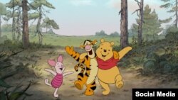 Winnie the Pooh dalam "Hundred Acre Forest", yang terinspirasi dari Hutan Ashdon di Inggris. (Foto: ilustrasi).
