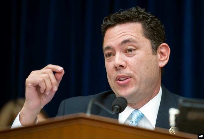 Legislador Jason Chaffetz, presidente de Comisión de Supervisión y Reformas del Gobierno.
