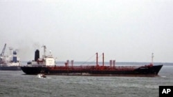 The MV Theresa VIII chemical tanker in Kakinada, India on 9 June 2007 (file photo)