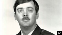 This undated photo released by the U.S. Air Force shows Capt. William Howard Hughes, Jr., who was formally declared a deserter by the Air Force Dec. 9, 1983. He was apprehended June 6, 2018.
