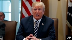 Predsednik Donald Tramp govori u Beloj kući, 9. maj 2018.