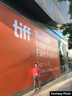 Kenny Santana di ajang Toronto International Film Festival 2018 di Kanada (Dok: Kenny Santana)