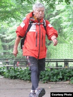 Yuichiro Miura, saat berlatih di Tokyo untuk persiapan pendakian gunugn Everest tahun 2013 (Foto: dok).