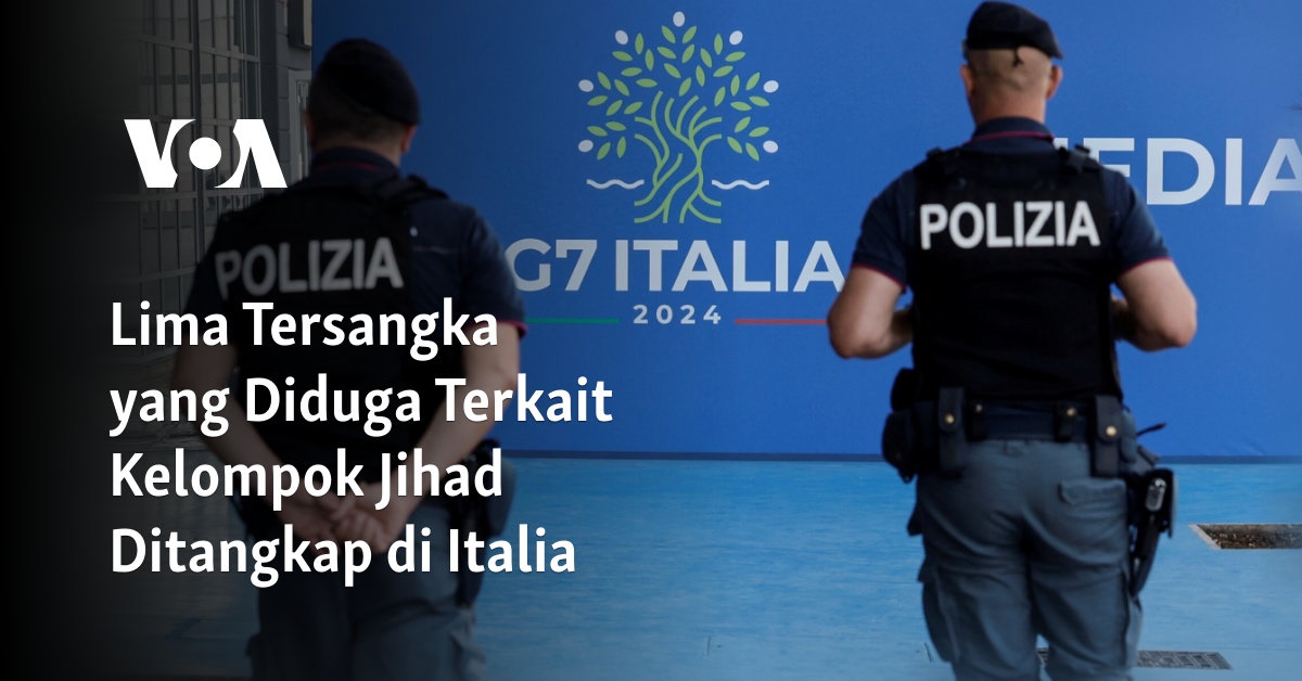 Lima Tersangka yang Diduga Terkait Kelompok Jihad Ditangkap di Italia