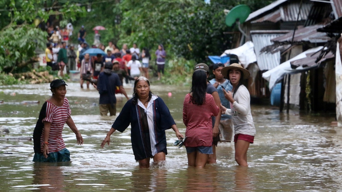 Tropical Storm Brings Flooding To Philippines