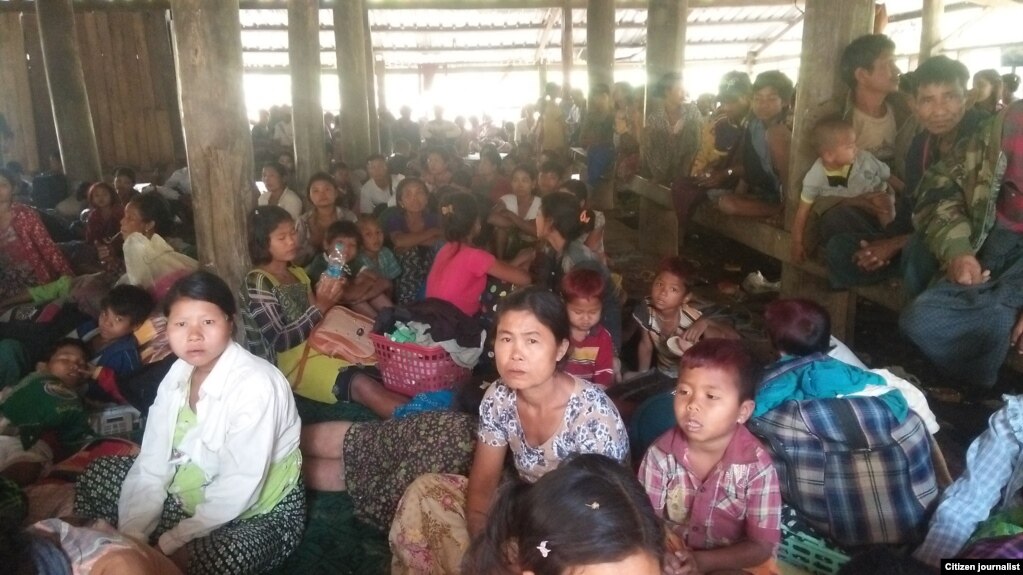 ရခိုင္စစ္ေျပးဒုကၡသည္မ်ား (သတင္းဓါတ္ပံု-Khine Murn Chun )
