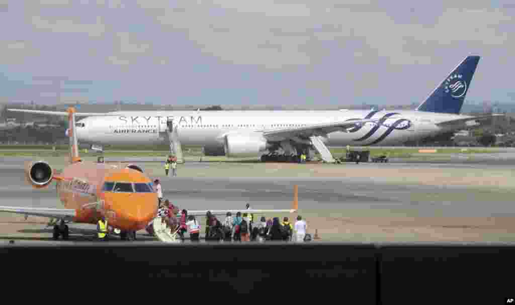 Ndege ya Air France iliy7otua kwa dharura mjini Mombasa