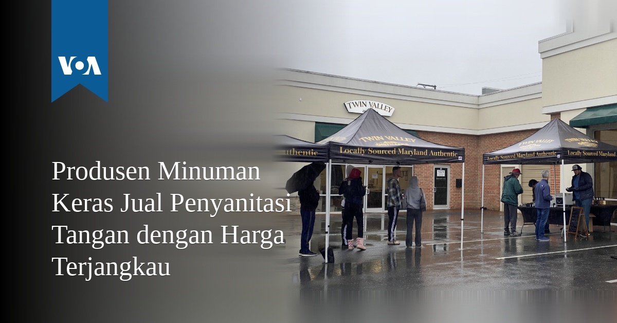 Produsen Minuman Keras Jual Penyanitasi Tangan Dengan Harga Terjangkau