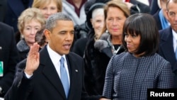 AQShda prezident Obama ikkinchi muddat uchun qasamyod keltirdi