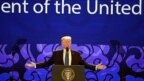 Tổng thống Mỹ Donald Trump phát biểu tại thượng đỉnh CEO APEC ở Đà Nẵng hôm 10/11/2017. Đà Nẵng sẽ là nơi tổ chức cuộc gặp thượng đỉnh lần 2 giữa TT Trump và lãnh tụ Triều Tiên Kim Jong Un nếu Việt Nam được chọn là nước chủ nhà.