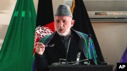 ປະທານາທິບໍດີ Hamid Karzai ແຫ່ງອັຟການີສຖານ