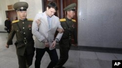 El estudiante Otto Warmbier, detenido el 2 de enero de 2106, hace parte de los cuatro estadounidenses que están actualmente encarcelados por el régimen de Pyongyang.