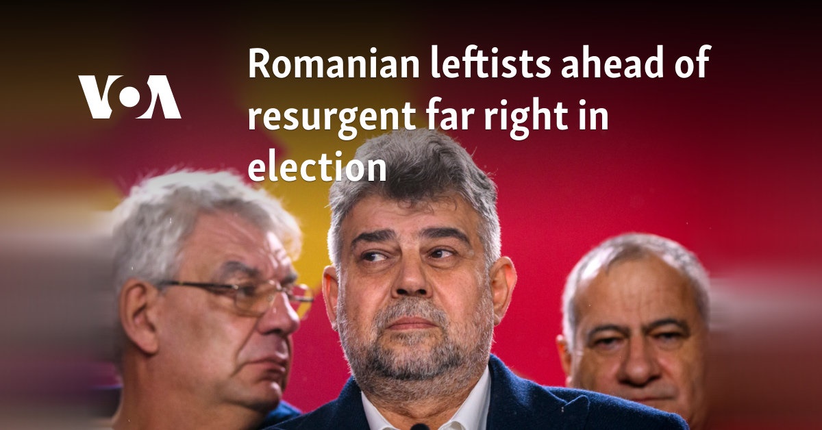 Romanian leftists win parliamentary election amid uncertainty over presidency 