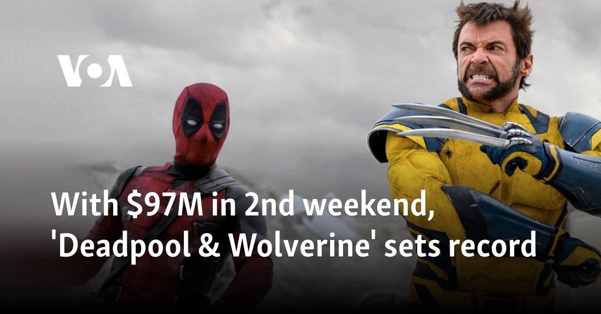 With M in 2nd weekend, ‘Deadpool & Wolverine’ sets record