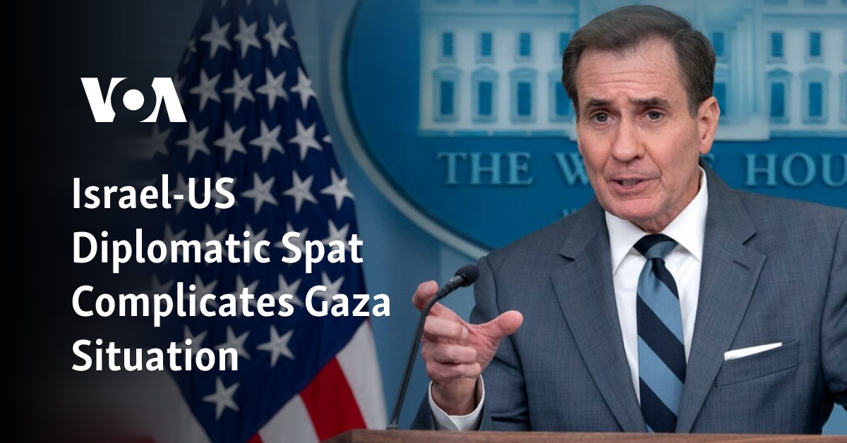 Israel-US Diplomatic Spat Complicates Gaza Situation 