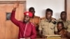 Robert Kyagulanyi, alias Bobi Wine, au tribunal à Kampala, le 29 avril 2019.