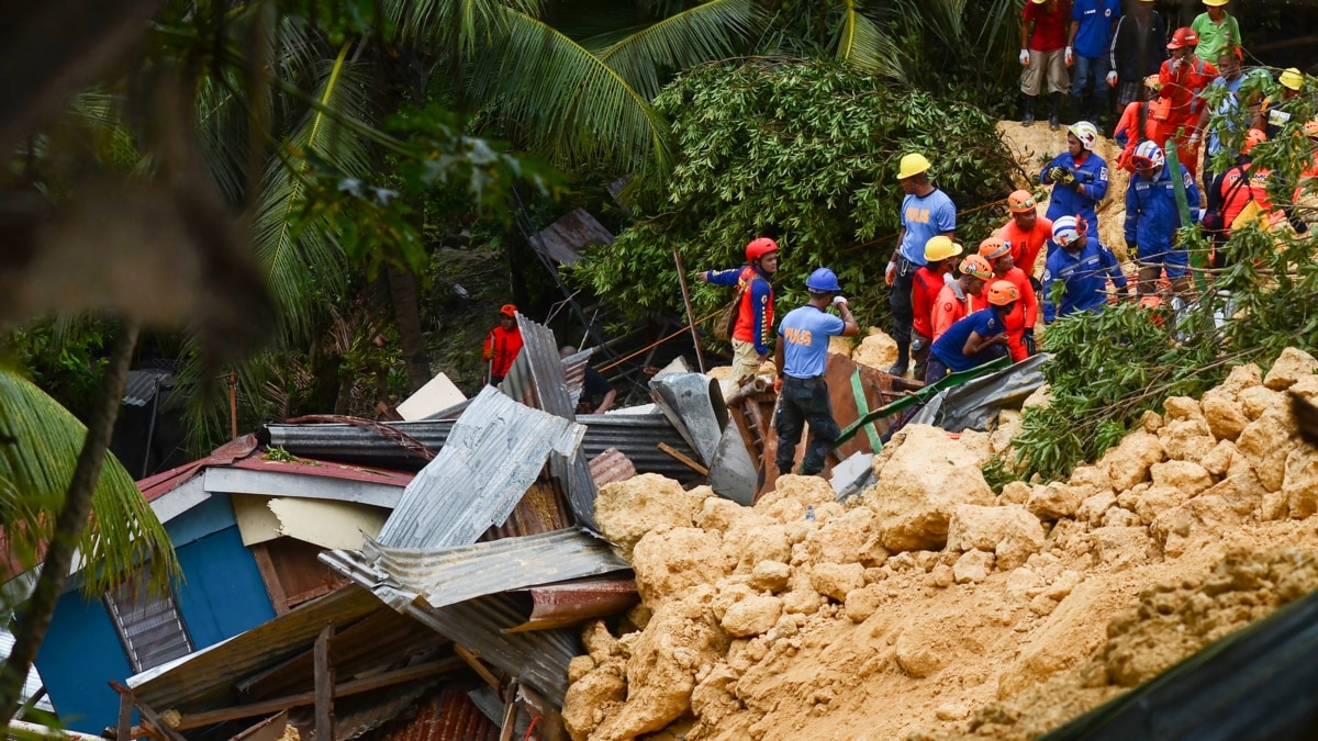Rains Set Off Landslide in Philippines; 50-80 Missing